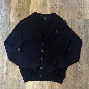 Ralph Lauren Black Cardigan Sweater